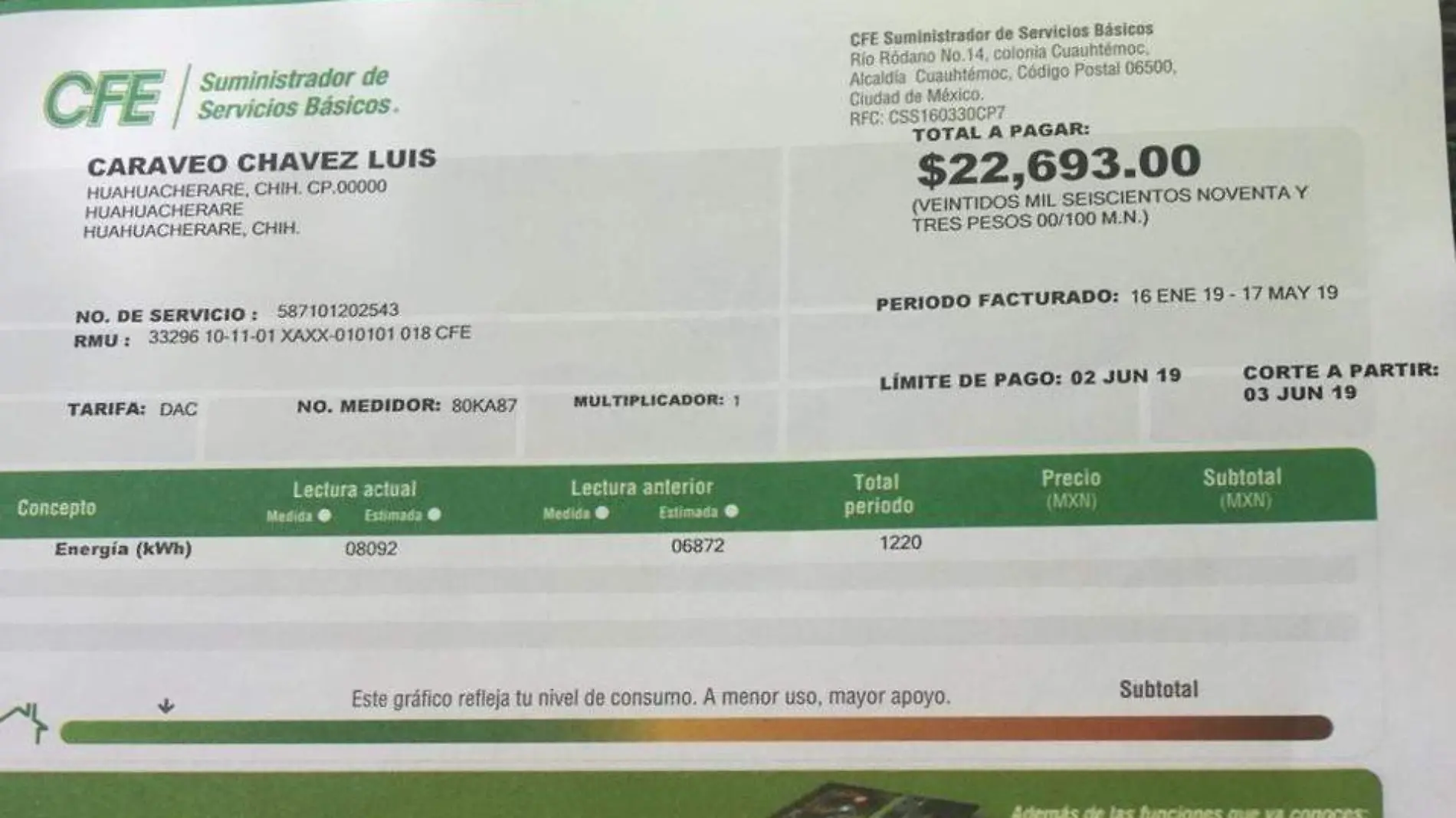 1 Protestan por cobros de luz de hasta 23 mil pesos por recibo